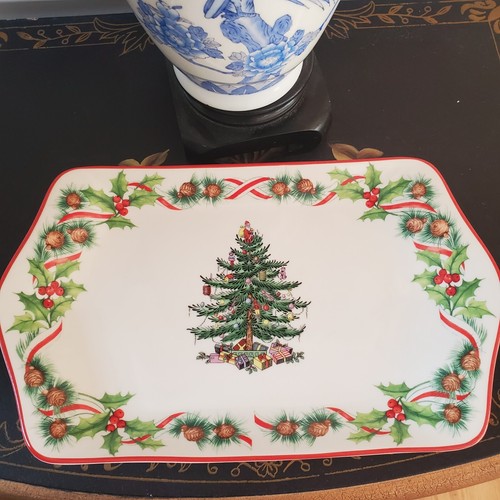 Spode Annual Dessert Tray 2010 Christmas Tree Yearly Collection Small Orig. $40 - Picture 6 of 24