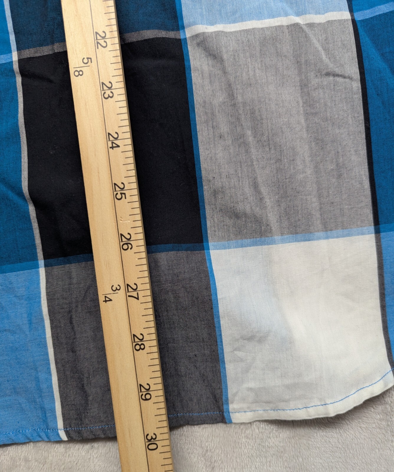 Gotcha Plaid Flannel Button Down Long Sleeve Hood… - image 12