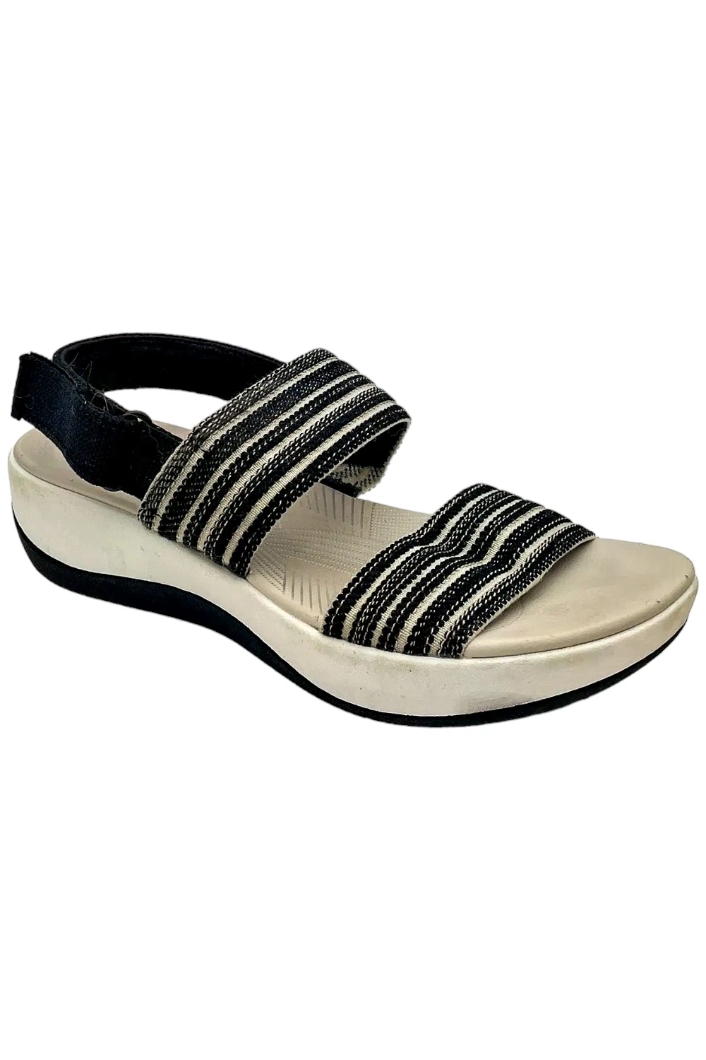 Sandali sportivi Clarks Cloudsteppers in jersey Arla Stroll neri combinati