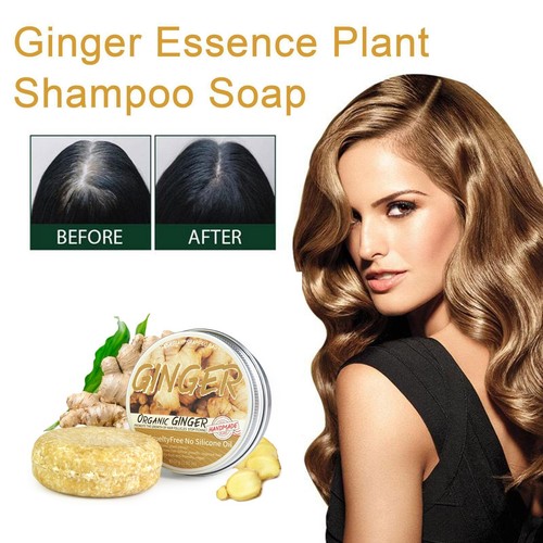Ginger Hair Regrowth Shampoo Bar Soap Hair Growth Anti Hair Loss