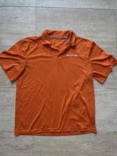 Whataburger Mens Polo Shirt1 Orange Short Sleeve Logo L