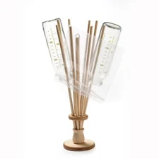 Lehman's Economical and Eco-Friendly Wooden 8-Arm Bag Holder and Bottle Dryer