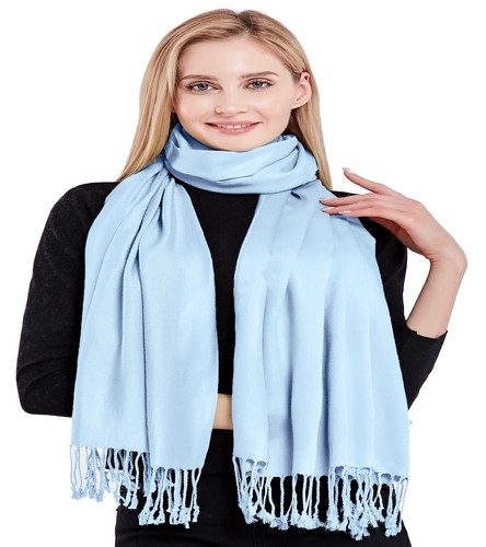 Solid Colour Design Shawl Scarf Wrap Stole Shawls Scarves Pashmina CJ Apparel - Picture 28 of 900