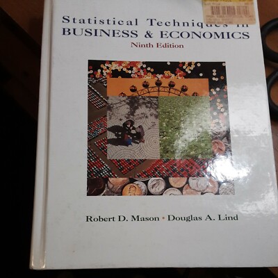 Statistical Techniques in Business and Economics 9th Edition Hardcover Edition