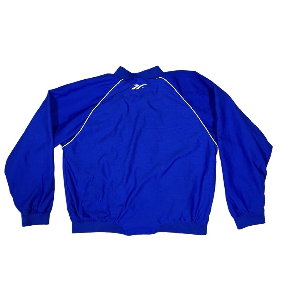 Vintage Reebok Full Zip Track Jacket Navy Blue Size Medium