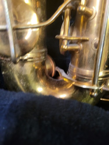 Early Transitional Naked Lady Face Conn Alto Saxophone Rare - Picture 9 of 11
