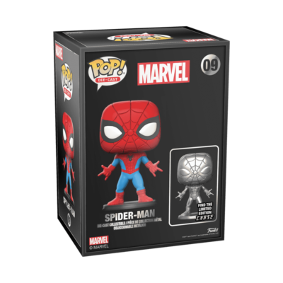 Funko Pop! Die-Cast Spider-Man Spiderman Marvel Exclusive Chance