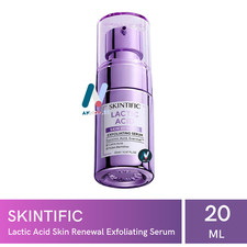 SKINTIFIC Lactic Acid Skin Renewal Exfoliating Night Serum Anti-Aging Acne 20ml