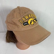 Bimm Ridder Iowa Hawkeyes Brown Strapback Dad Hat Cap NCAA