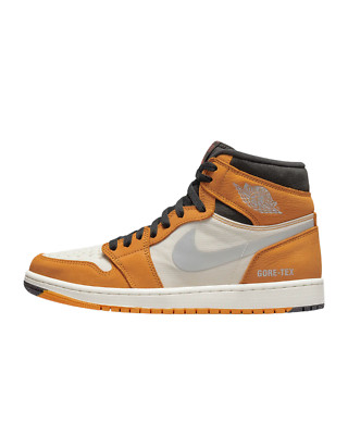 Men's Nike Air Jordan 1 Element Light Curry Gore-Tex Sneakers DB2889-700 New