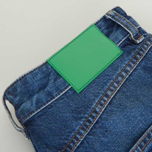 Jeans BOTTEGA VENETA 900$ blu indaco medio lavaggio denim dritto - Foto 11 di 14