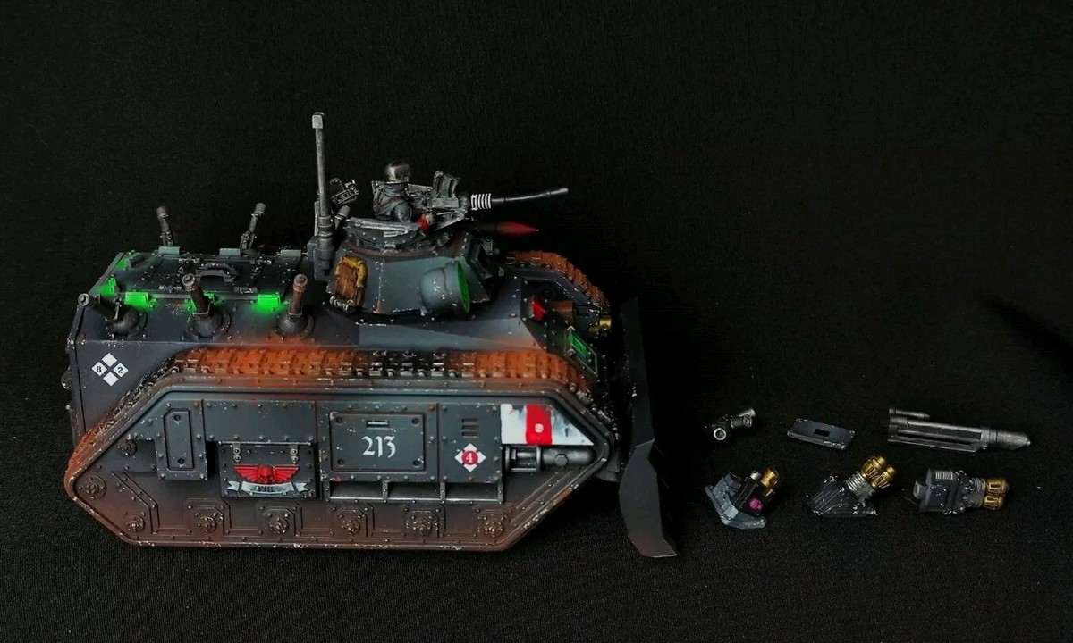 Warhammer 40k commission painted Death Korps of Krieg Chimera full