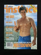 Instinct Magazine June 2001  Charlie Kinsley, Guillermo Diaz, Kim Cattrall