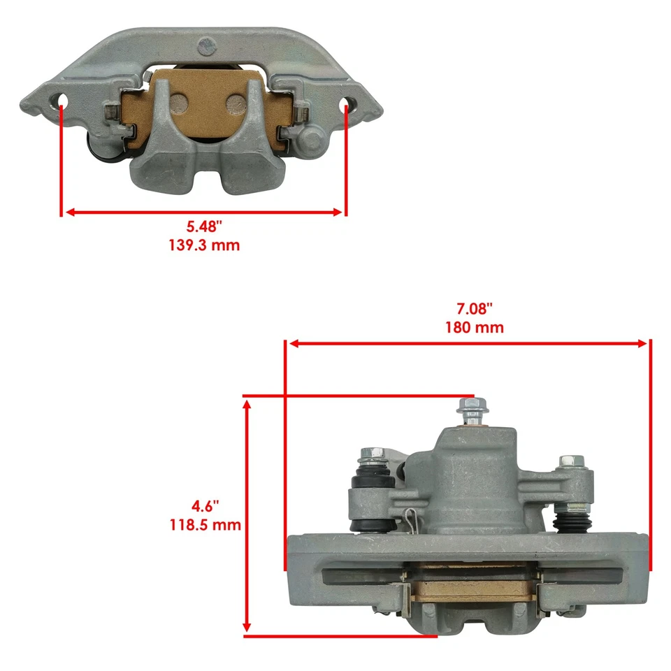 Pinza de freno delantera derecha e izquierda Caltric 45250-HP0-B81 45150-HP0-B81 para Honda Foto 3 de 4