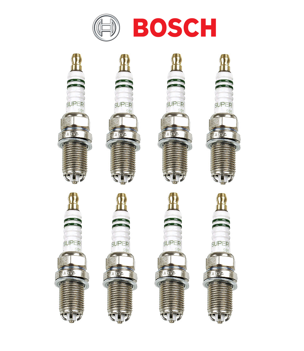 Porsche Cayenne S 4.5L 2003-2006 8x Spark Plug FGR-6-KQE 7413 OEM