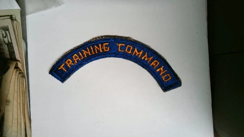 MILITARY PATCH VINTAGE US AIR FORCE ARMY TRAINING COMMAND TAB WW2 ERA