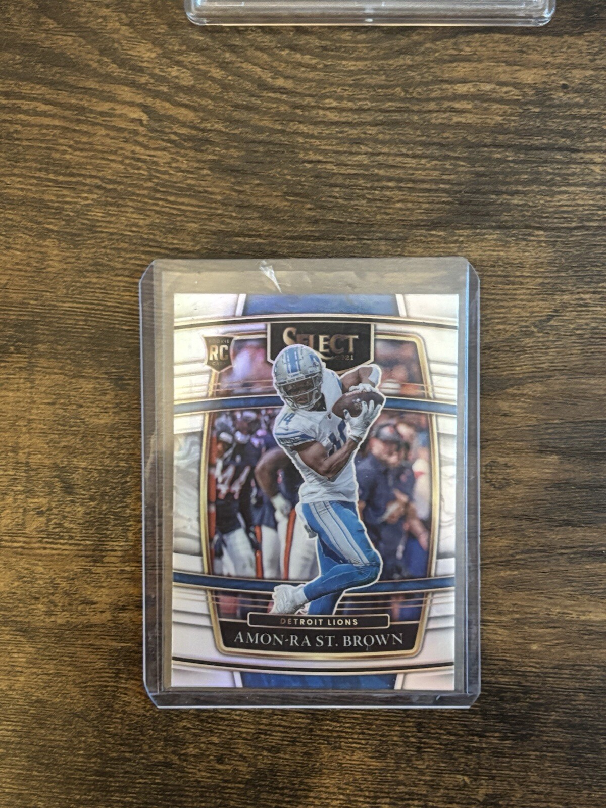 2021 Panini Select - Concourse Silver Prizm #73 Amon-Ra St. Brown (RC)