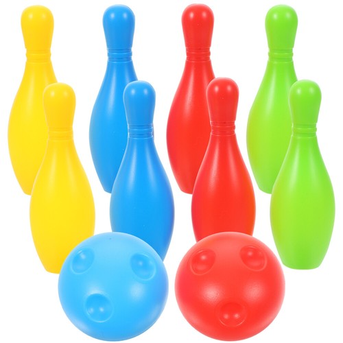 Bowling Game Indoor Office Decorate Display Set Child Bowling - Picture 2 of 12