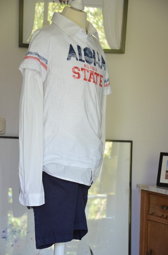 Hackett, HACKETT Shorts Chino kurze Hose Bermuda Gr 9/10 Jahre 140 blau vintage used look