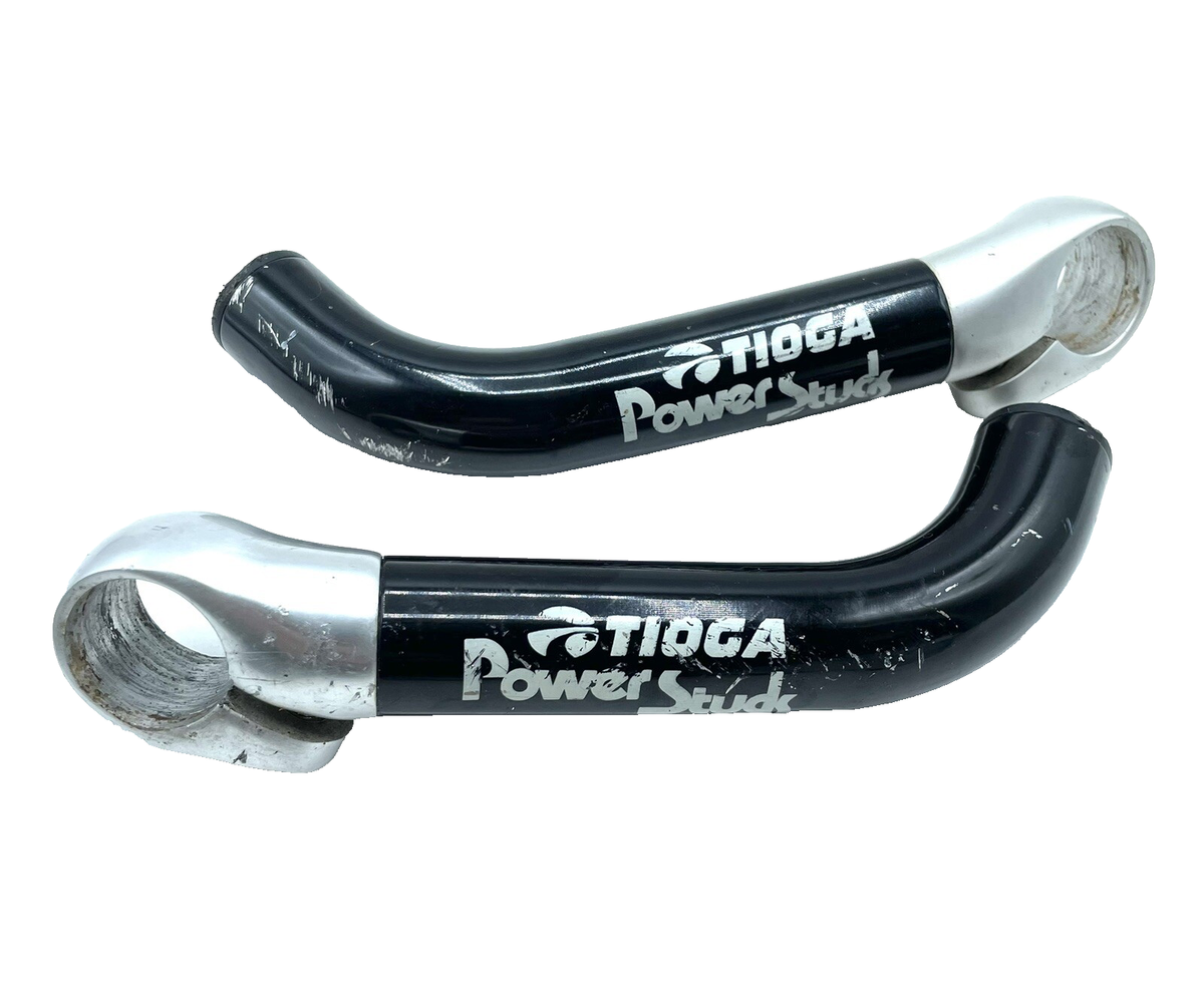 Tioga Power Studs Black Anodized Vintage Mountain Bike Bar Ends
