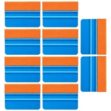 5pc 3M Blue Edge Vinyl Sheet Squeegee Decals, Sticker Car Wrap Applicator Tool