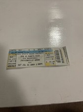 USA Men’s Basketball Ticket 7/31/04  Dwayne Wade Carmelo First Game For Team USA