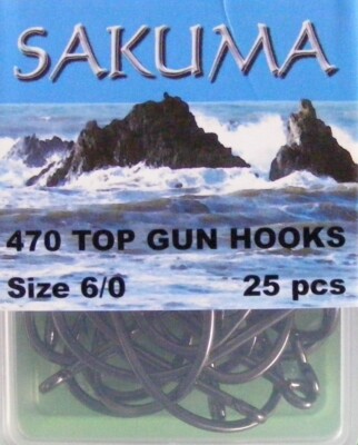Sakuma 470 Top Gun Hooks (Size 2/0