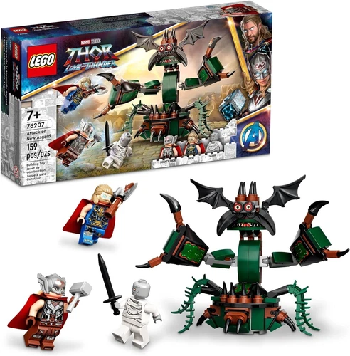 Lego 76207 Marvel Thor Love & Thunder 159 Pieces Attack on New Asgard Age 7+ Toy