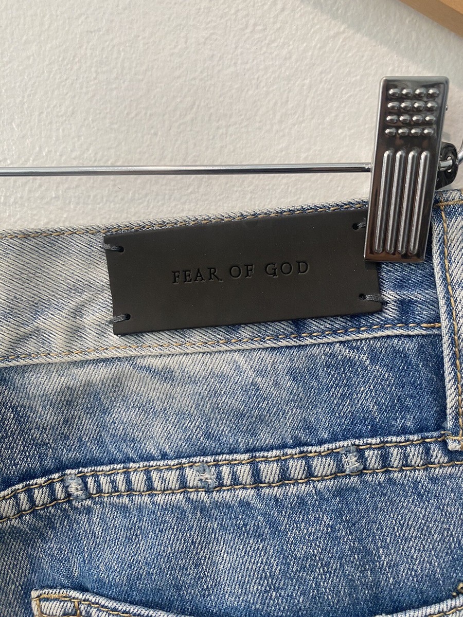 FEAR OF GOD Fourth Collection Slim Fit Distressed Selvedge Dnm