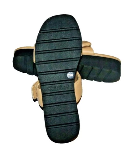 NUEVAS SANDALIAS Marc Fisher KINA SLIDE Planas Slide Beige Tostado Para Mujer Talla: 6 Nuevas - Imagen 3 de 3