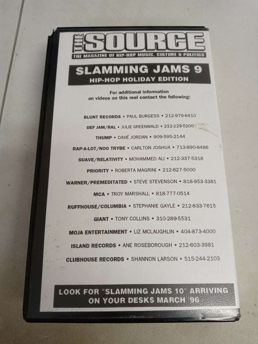 The Source Magazine Slamming Jams 9 Hip-hop Holuday Edition. Rare