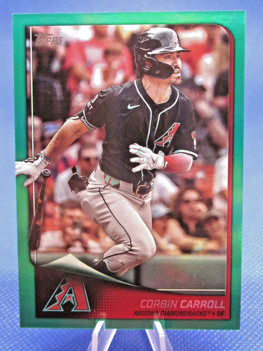 コービン・キャロル CORBINCARROLLオートカード RC topps 2025 TOPPS FLAGSHIP COLLECTION #2 CORBIN CARROLL GREEN FOIL