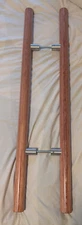 Ladder Pull - Back To Back Wood & SS 32" Door Pulls - Japanese - Made By Elmes 