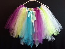 Girls Tulleing Tutu Tu Tu Skirt purple green blue white costume
