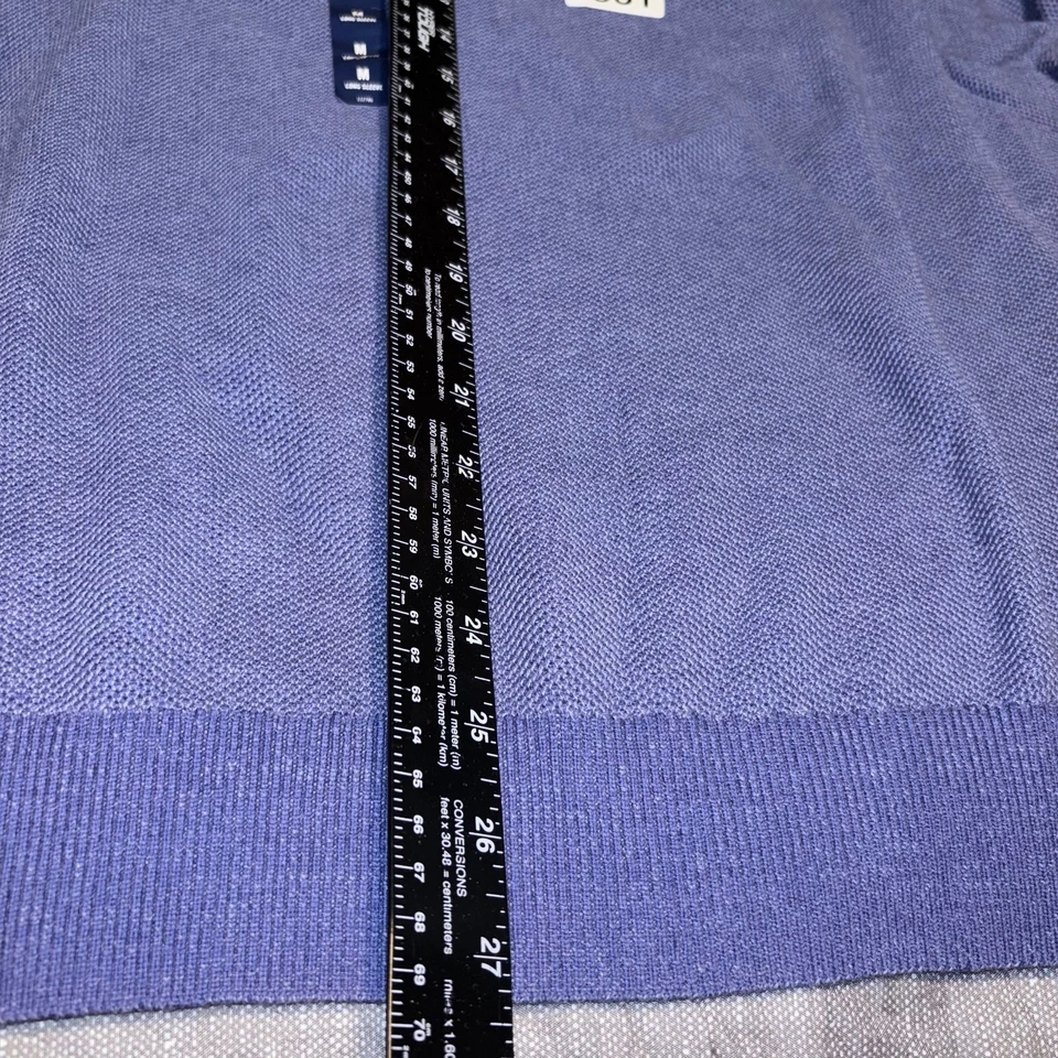 Новый IZOD Premium Essentials Crewneck свитер мужской размер M фиолетовый мягкий сенсорный - Изображение 3 из 4