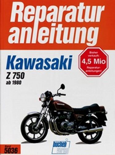 REPARATURANLEITUNG WERKSTATTHANDBUCH 5036 KAWASAKI Z 750 ab 1980 - Afbeelding 1 van 1