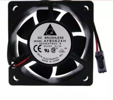 1PCS For Delta AFB0624H DC Brushless Fan 24VDC 0.11A 60x60x25mm