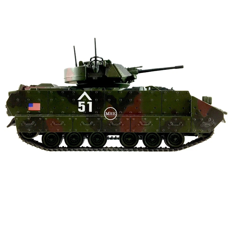1:32 Diecast Unimax Toys Forces of Valor Woodland US Army M3A2 Bradley AFV Tanque Foto 3 de 4