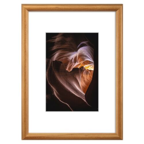 Cadre photo en bois "Phoenix", liège, 30 x 40 cm - Photo 1/1