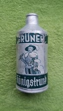 1. Deutsche Bierdose Gr&uuml;ner Br&auml;u F&uuml;rth K&ouml;nigstrunk Can US Army sehr selten alt