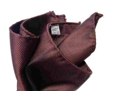 FAZZOLETTO DA TASCHINO bordeaux UOMO POCHETTE di seta jaquard - Main Image