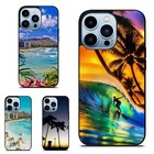 Protective Case For iPhone SE4 16e 14 15 16 Plus Pro Max beach waikiki scene usa