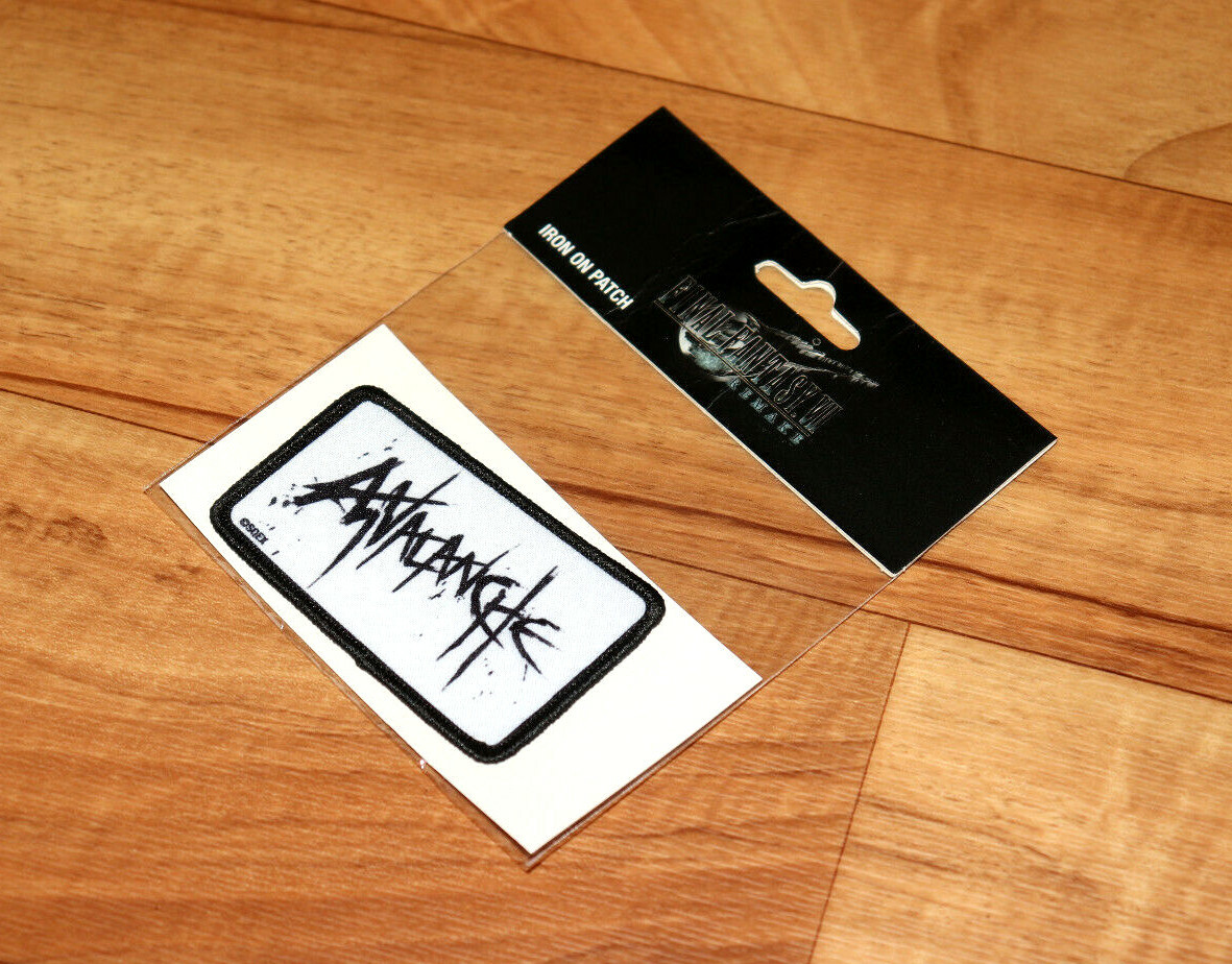 Final Fantasy 7 VII Remake Promo Rare Iron on Patch Avalanche PS4