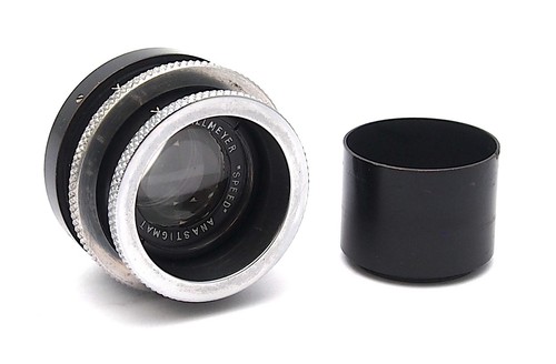 Dallmeyer Speed 1 Zoll F1.5 C Mount Cine Objektiv + Haube - UK Händler