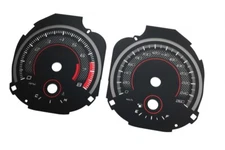 for Ford Mustang from 2015+ ROUSH STYLE speedo replacement dials MPH to KMH