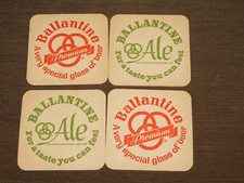 VINTAGE 1 CONFEZIONE APERTA (CIRCA 100) 1968 BALLANTINE BIRRA BAR SOTTOBICCHIERI