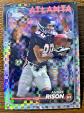 2024 Topps Chrome Football Andre Rison X-Fractor #3 Atlanta Falcons