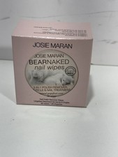 JOSIE MARAN BEAR NAKED NAIL WIPES 40 Grapefruit POLISH REMOVER *RARE*