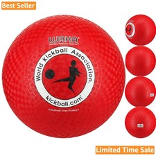Engaging Size 10 Official Kickball - Perfect Lightweight Rubber Ball for Adults