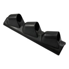 Black Triple Pillar Gauge Pod Holder, Plastic 3 Hole 52mm Automotive Digital ...